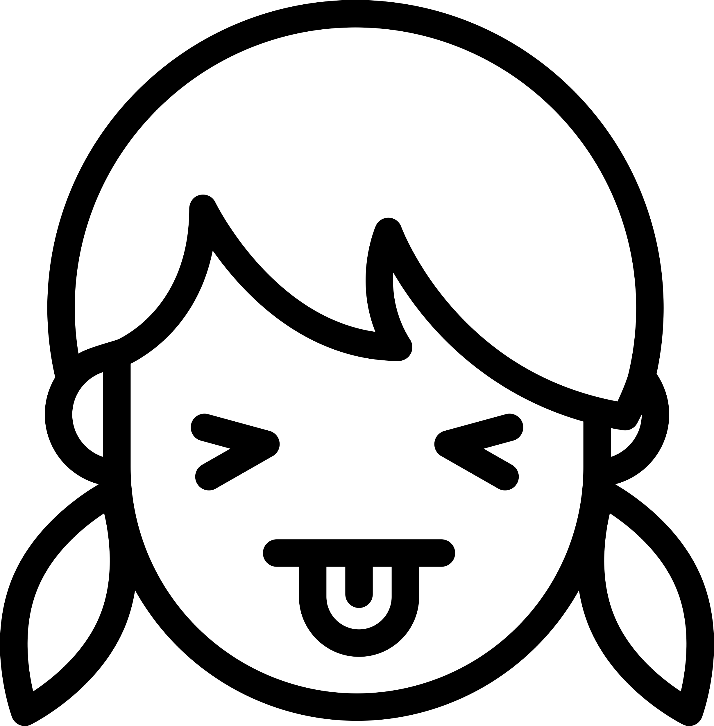 Girl Showing Tongue Contour Svg Vector Free Vectors